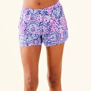 Lilly Pulitzer Luxletic Shorts Call My Shell Phone